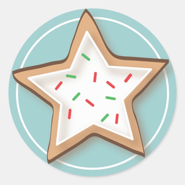 Adesivo Redondo Cookie Yummy Stickers (Frente)