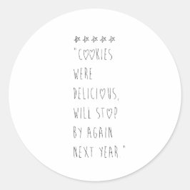 Adesivo Redondo Cookies were delicious