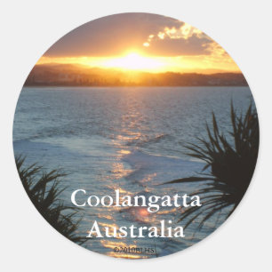 Adesivo Redondo Coolangatta Sticker