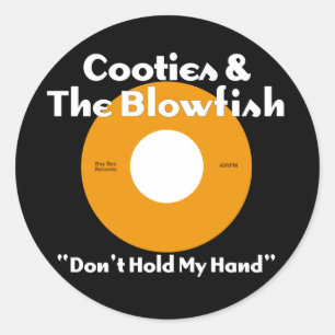 Adesivo Redondo Cooties & a laranja do Blowfish