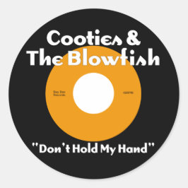 Adesivo Redondo Cooties e Laranja De Blowfish