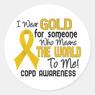 Adesivo Redondo COPD significa-me o mundo 2