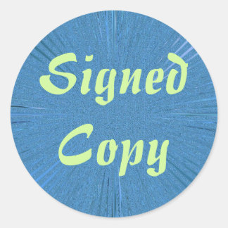 Adesivo Redondo Cópia assinada - Autocolantes redondos ( nº 6)