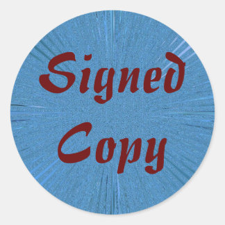 Adesivo Redondo Cópia assinada - Autocolantes redondos ( nº 7)