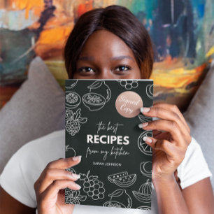 Adesivo Redondo Cópia assinada da folha foto metálica Dourado