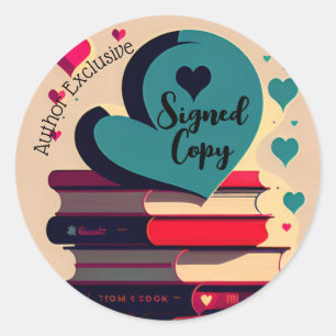 Adesivo Redondo Cópia assinada Exclusiva do Autor