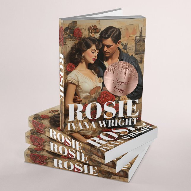 Adesivo Redondo Cópia de Unidade de Dissipador de Folha Ouro rosa  (Rose Gold Foil Faux Glitter Drip Signed Copy Classic Round Stickers)