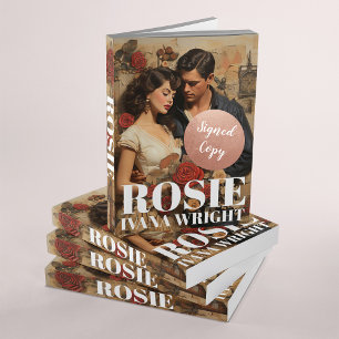 Adesivo Redondo Cópia Dourada assinada do Rosa