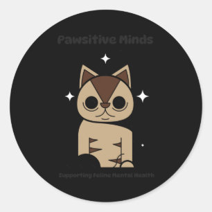 Adesivo Redondo Copie De Meow Wellness S Sticker