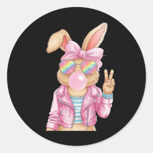 Adesivo Redondo Coq Felz pascoa Cony Coq