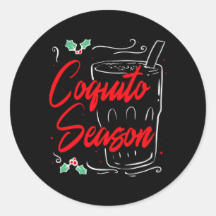 Adesivo Redondo Coquito Season Ugly Puerto Rican Latino