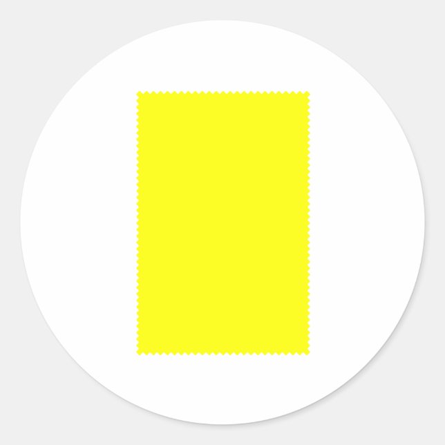 Adesivo Redondo Cor da amostra O MUSEUM Zazzle oferece Modelo (Frente)