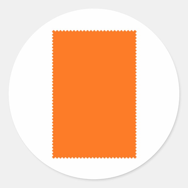 Adesivo Redondo Cor da amostra O MUSEUM Zazzle oferece Modelo (Frente)