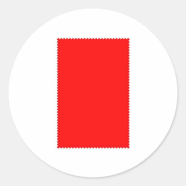 Adesivo Redondo Cor da amostra O MUSEUM Zazzle oferece Modelo (Frente)