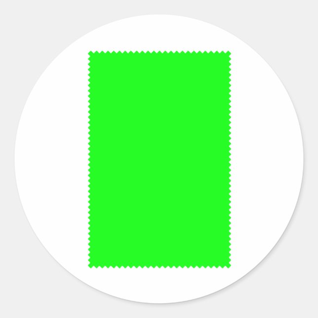 Adesivo Redondo Cor da amostra O MUSEUM Zazzle oferece Modelo (Frente)