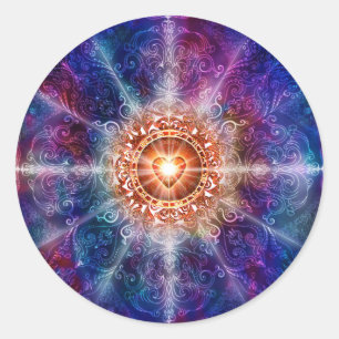 Adesivo Redondo Cor da constelação H080