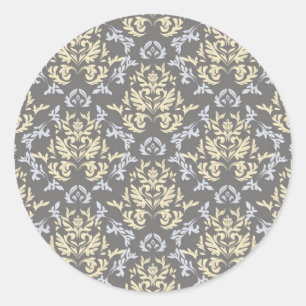 Adesivo Redondo Cor damasco