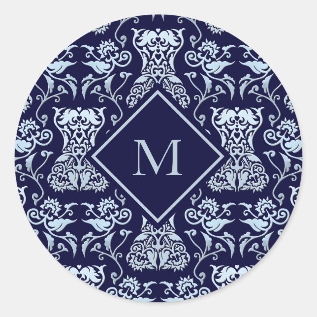 Adesivo Redondo Cor damasco do Corset Floral (Frente)