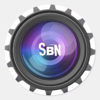 Adesivo Redondo Cor do logotipo redondo StuffByNick