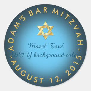 Adesivo Redondo Cor PixDezines mitzvah/DIY