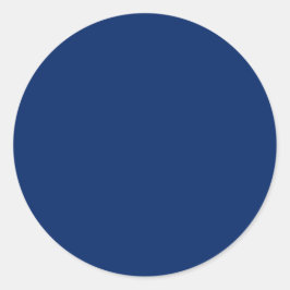 Adesivo Redondo Cor Real Azul Sólido