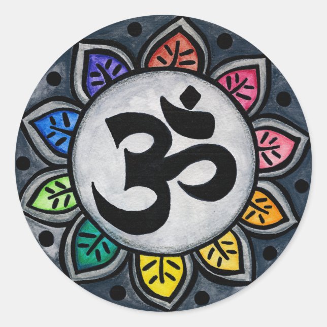 Adesivo Redondo Cor Serene (Frente)