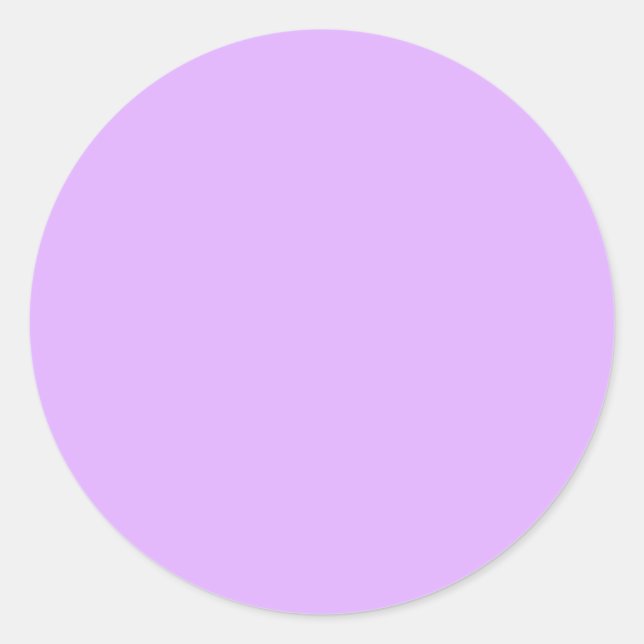 Adesivo Redondo Cor Sólida Mauve (Frente)
