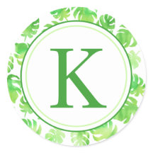 Cor Verde Tropical Deixa Monograma