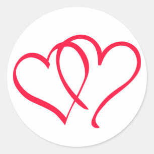 Adesivo Redondo coração