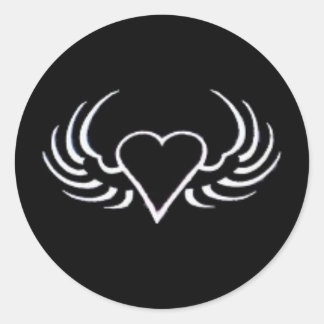 Adesivo Redondo coração