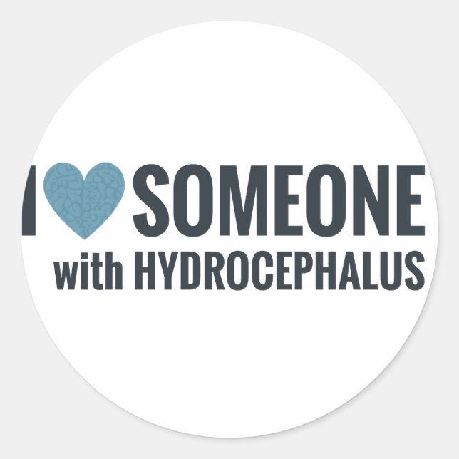 Adesivo Redondo Coração cerebral (Frente)