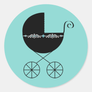 Adesivo Redondo Coração Elegante e Arco