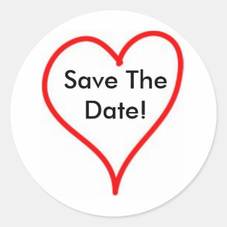 Adesivo Redondo coração - estrutura de tópicos - Personalizada