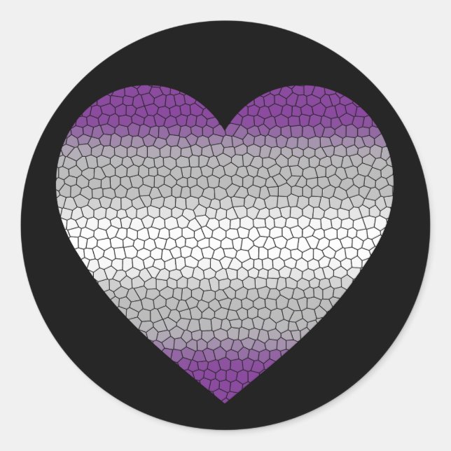 Adesivo Redondo Coração Greysexual (Frente)