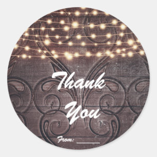 Adesivo Redondo Coração Ocidental Esculpido em Favor de Madeira e