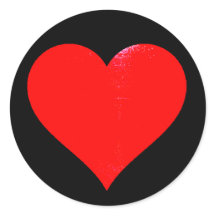 Coração Vermelho Bril