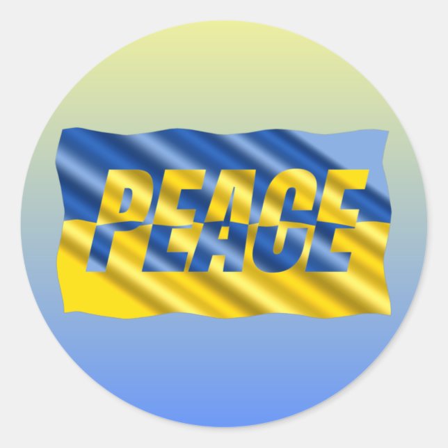 Adesivo Redondo Corações Azuis e Amarelos em Inspirações Pretas no (Frente)