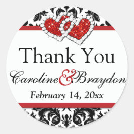 Adesivo Redondo Corações Pretos, Pretos, Pretos, Redondos, 1,5", A