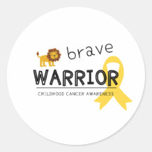 corajoso cancer de leão de infância guerreiro