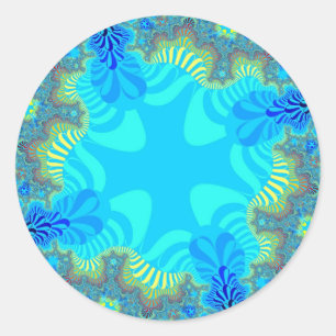 Adesivo Redondo Coral Reef Cross