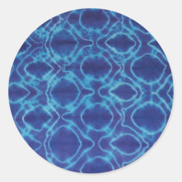 Adesivo Redondo Corante Amarrado - Roxo