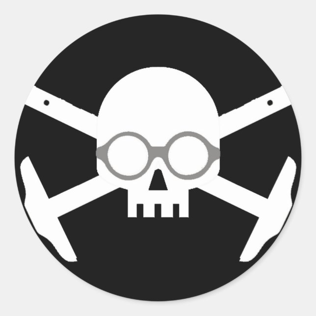 Adesivo Redondo Corbu ArchBones (Frente)