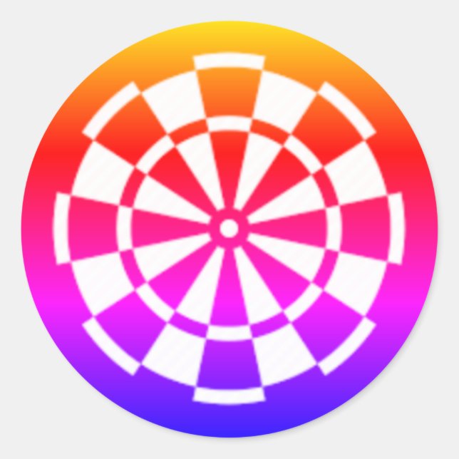 Adesivo Redondo Cores (Frente)