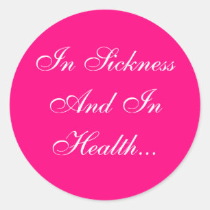 Adesivo Redondo Cores Convites Brilhante Rosa