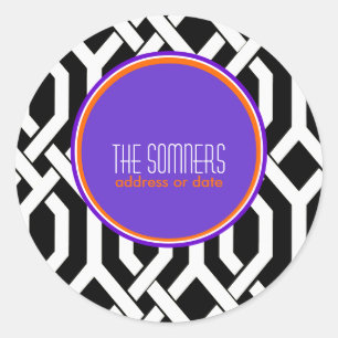 Adesivo Redondo Cores do PixDezines DIY, kew trellis