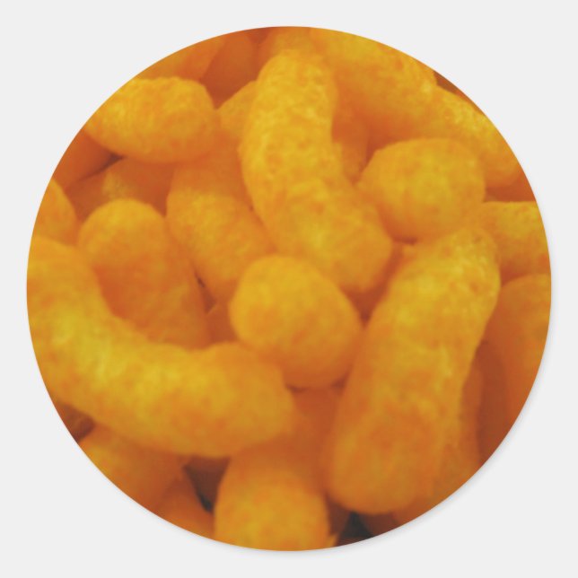 Adesivo Redondo Corn Curls (Frente)