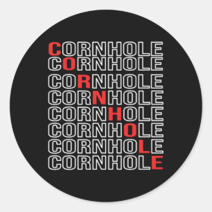 Adesivo Redondo Cornhole