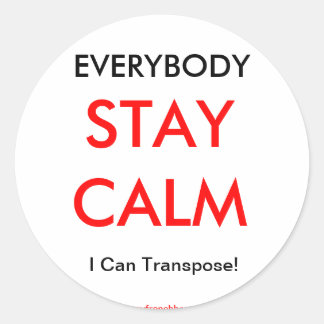 Adesivo Redondo Corno de França que posso transpor