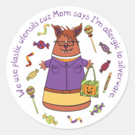 Adesivo Redondo Corny Candy - Werewolf Sticker