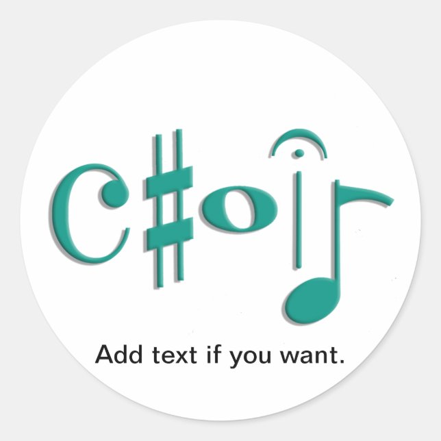 Adesivo Redondo coro (Frente)